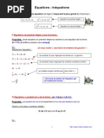 Download quations - inquations 3me by MATHS - VIDEOS  SN19135325 doc pdf