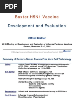 WHO Meeting on Development and Evaluation of Influenza Pandemic Vaccines, Geneva, November 2-3, 2005