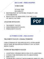 Auto-reclose Philosophy and Relay Types