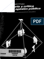 01. La transformación estructural de la vida pública. Jürgen Habermas