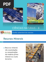 Powerpoint 1 - Recursos minerais - Evolução histórica