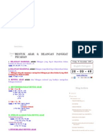 Rumus Matematika - Bentuk Akar & Bilangan Pangkat Pecahan