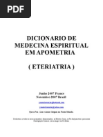 Apometria Dicionario de Medicina Espiritual Segunda Edicao