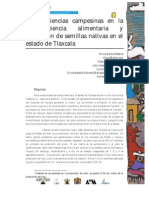 Acuña 2012. Experiencias campesinas en la autosuficiencia alimentaria y proteccion de semillas nativas en Tlx