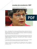 Iniciarán escuelas de excelencia. Alba Martínez O. 12.12.2013.pdf