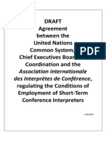 Text of The Draft Agreement AIIC