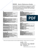 AR5000 Quick Reference