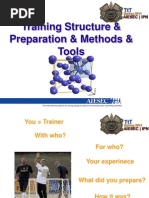 2. Training Structure & Preparation & Methods and Tools