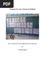 Download Esl Games for Your Esl Lesson in Thailand by Mark SN19138395 doc pdf