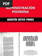 Agustin Reyes Ponce - Administracion Moderna | PDF