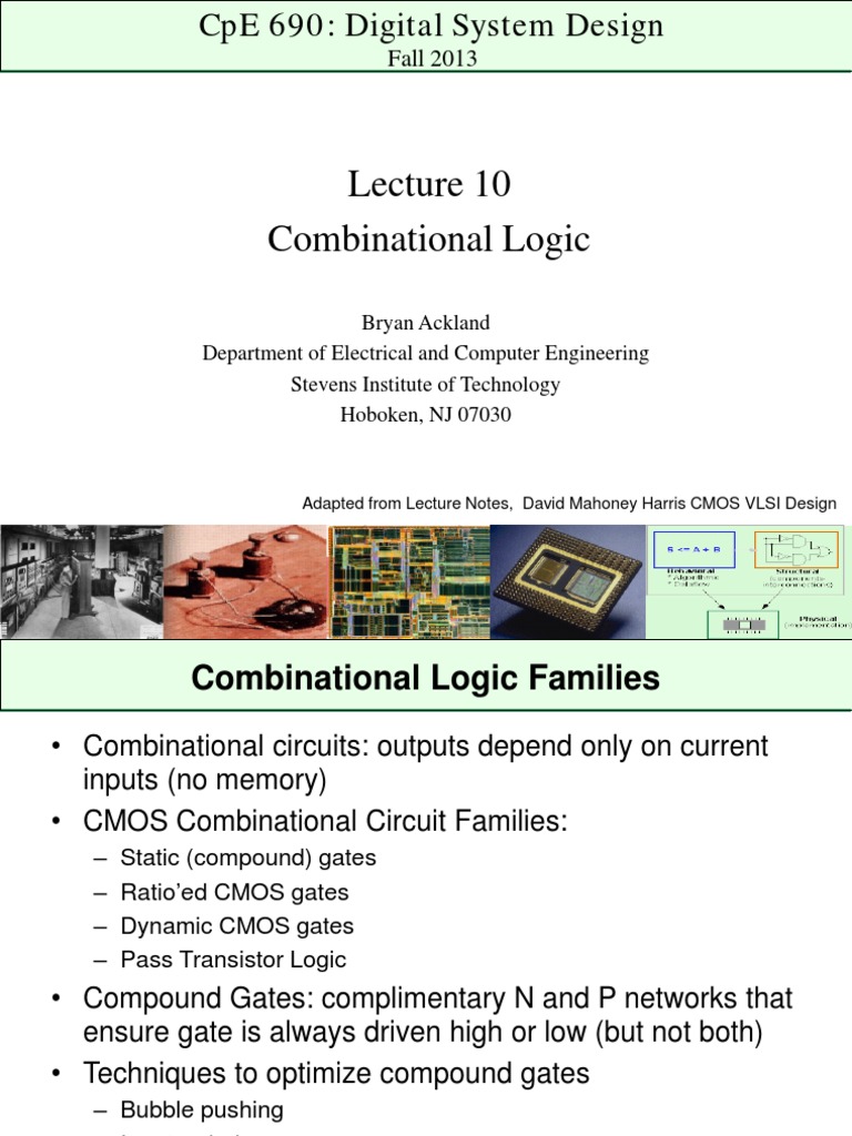 VLSI Compound Gates and Logic Design | PDF | Cmos | Logic Gate