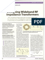 Artigo - 2007 - Designing Wideband RF Impedance Transformers