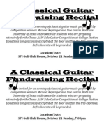 A Classical Guitar Fundraising Concert