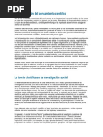 La Construcción Del Pensamiento Científico