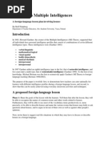 Multiple Intelligence