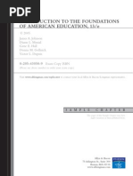 Download INTRODUCTION TO THE FOUNDATIONS OF AMERICAN EDUCATION by Numan Zahid SN191414960 doc pdf