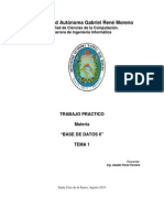 Trabajo Practico Tema 1 Arquitectura SGBD