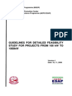 AEPC Guidelines For Detailed Feasibility Study For Projects