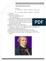Ideas Sobre Immanuel Kant