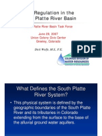 Well Regulation in The South Platte River Basin