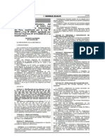 Modificatoria Del Reglamento La Ley 15251, Ley Que Crea El Colegio Odontológico Del Perú, Modificada Por La Ley 29016 y Ley 29931, Aprobado Por Decreto Supremo N.º 014-2008-SA y Su Modificatoria PDF