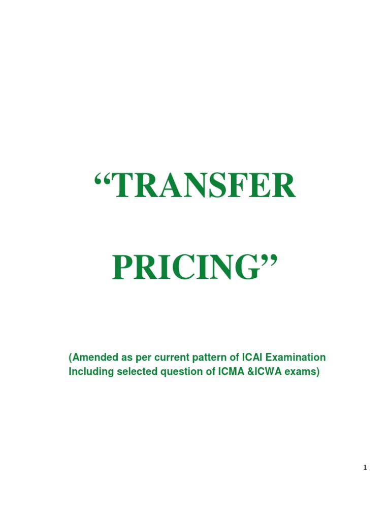 Chartered Accountant Final Examination PDF Profit (Accounting) Sales