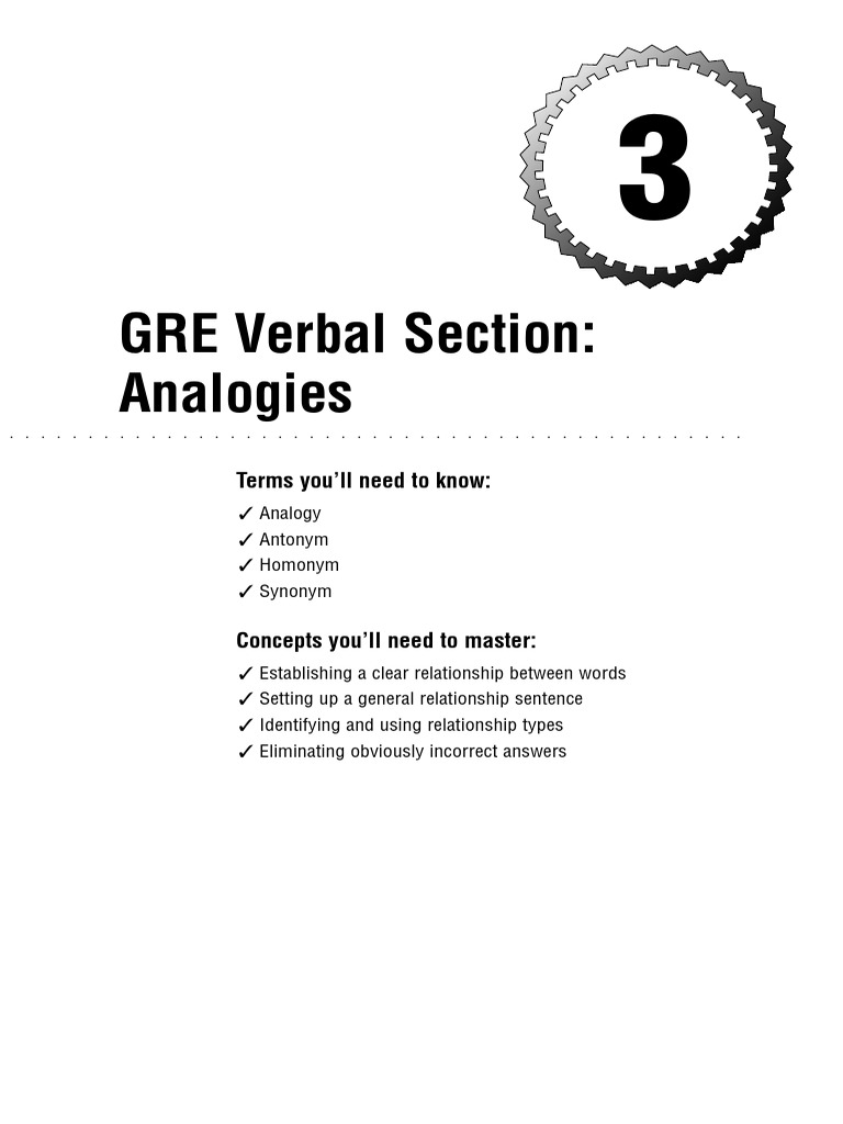 Synonym analogy examples picture