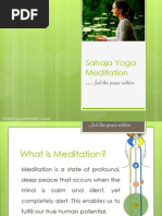 Download Sahaja Yoga Meditation Presentation by poonamt2001 SN191451241 doc pdf