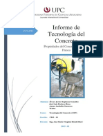 Informe de Tecnología Del Concreto N - 1