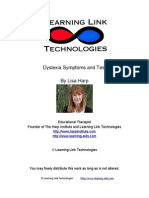 Dyslexia Symptoms and Test by Lisa Harp