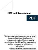 HRM and Recuritment