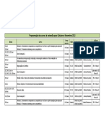 Programação Dos Cursos de Extensão para Outubro e Novembro 2013