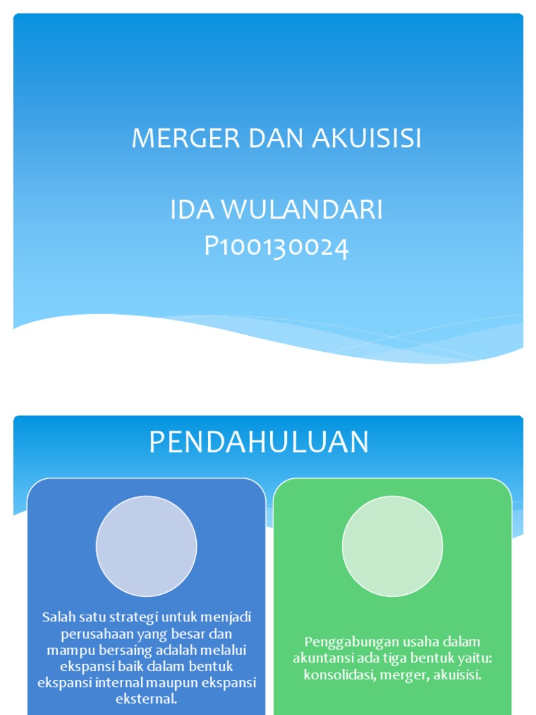 Merger Dan Akuisisi PDF