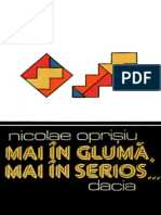 OPRISIU, Nicolae - Mai in Gluma, Mai in Seriosà