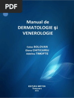 Manual de Dermatologie Si Venerologie - Solovan