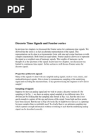 Discrete Time Signals and Fourier Series