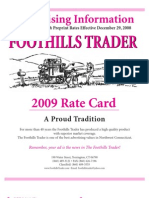 Foothills Trader Ratecard