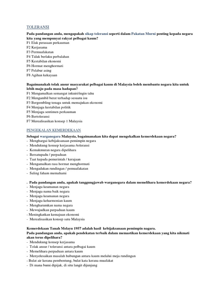 Sejarah Kbkk Kertas 3 T5 Bab5 Pdf