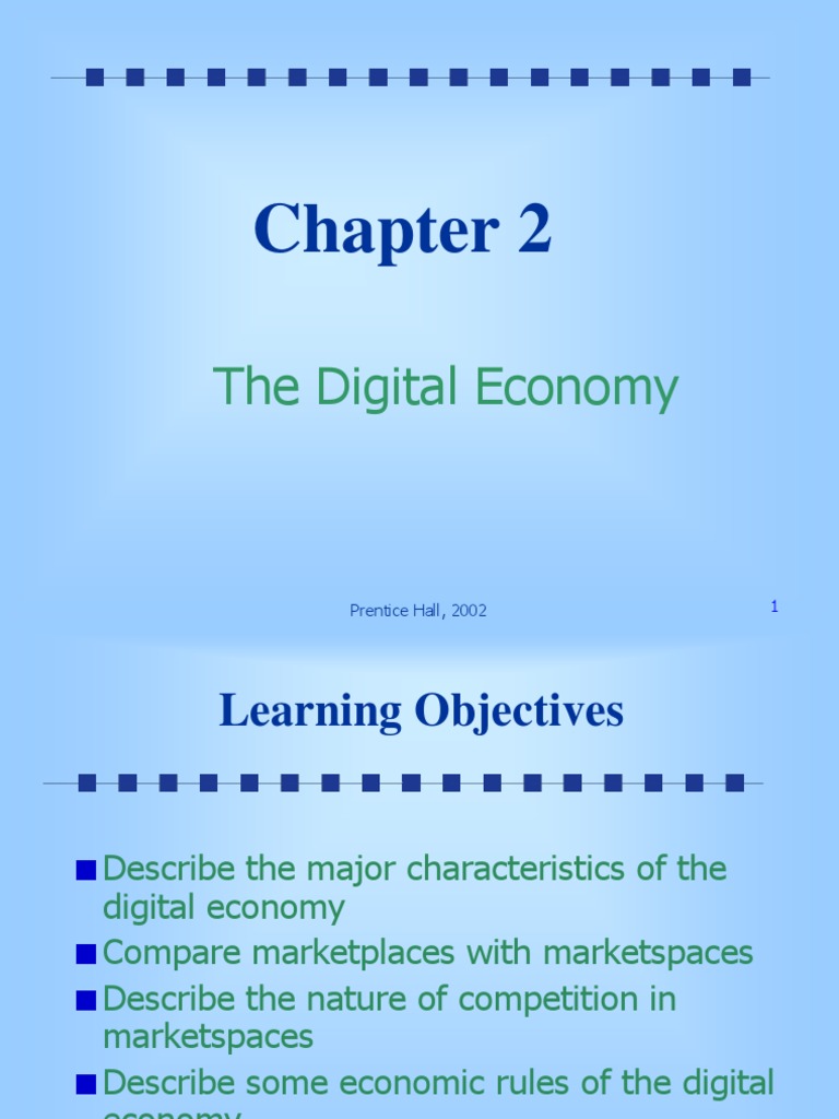 Chapter - 02 Digital Economy | PDF | Sales | Market (Economics)