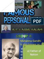 NajeedKhan Famous Personalities Quiz