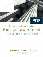 Promoting the Rule of Law Abroad