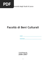 Beni Culturali Lecce 2006 Guida