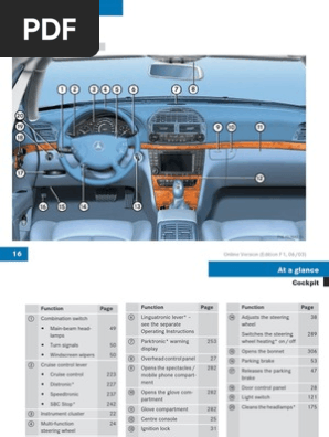 Mercedes E Class W211 User Manual Seat Belt Lock