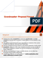 Grandmaster Sample Proposal Format