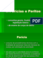 Perícias Forenses e Exame de Corpo de Delito