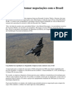 Rafale Tenta Retomar Negociações Com o Brasil