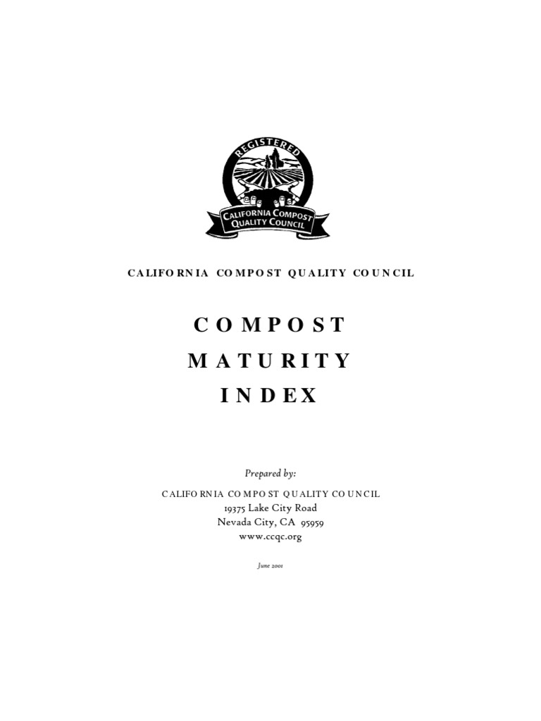 Compost Maturity Index | PDF | Total Organic Carbon | Compost