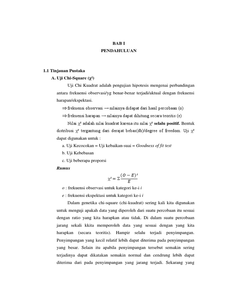 21+ Contoh Soal Chi Square Dan Penyelesaiannya