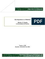 Artigo - Os Impostos e a Historia - Aercio S. Cunha