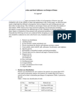 Soil Properties and Their Influence On Design of Dams